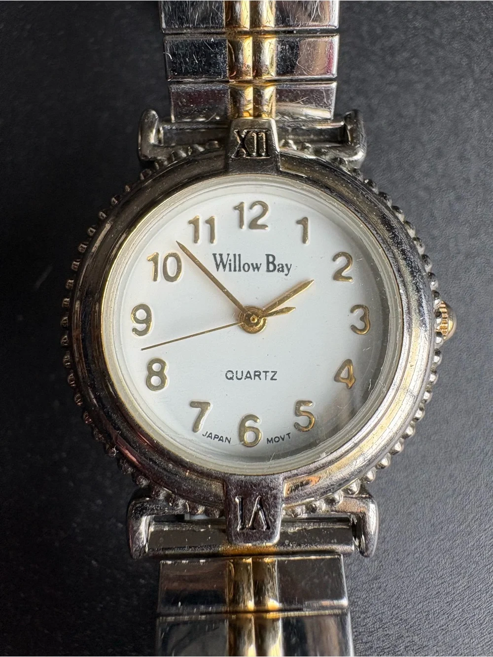 Two-Tone Women's Bracelet Watch - Silver & Gold